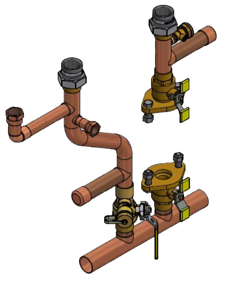 Rinnai 807000213 I-Series Solo Prim Sec Heating Kit