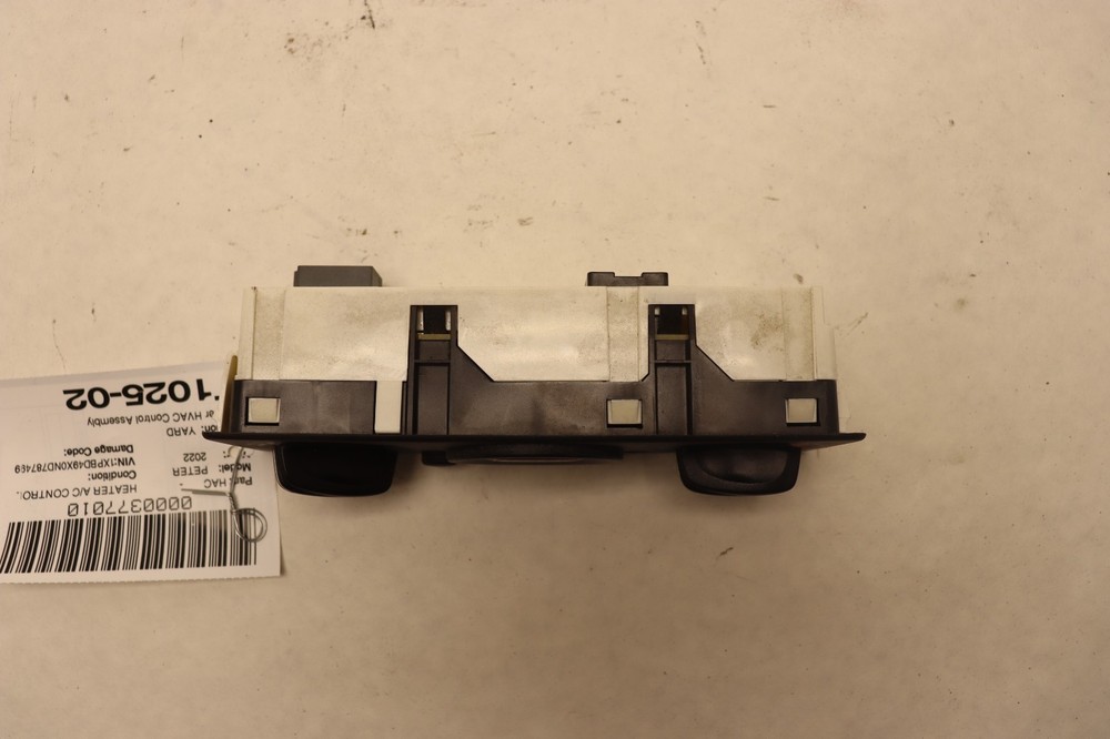2018-2023 PETERBILT 579 SLEEPER HVAC TEMPERATURE CONTROL PANEL OEM