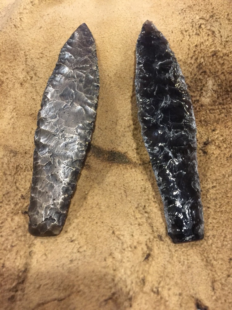 Bronze Flint Dagger Spear Copy by Chris Levatino
