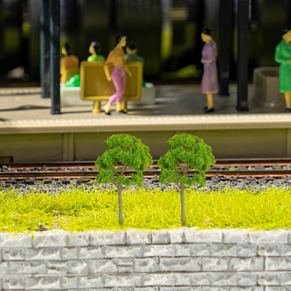 High Simulation Effect 9cm HO OO Scale Model Trees for Train Railroad Layout