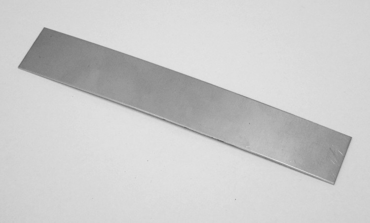 Nickel Silver Sheet 20ga 6" x 1" .81mm Thick