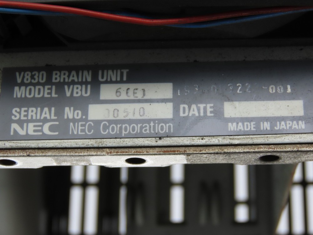 NEC VBU6 (E) V830 Brain Unit Slot Rack