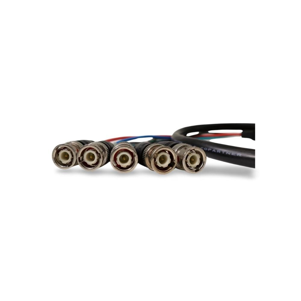DVI-A to 5-BNC Cable Ferrite 3FT Black