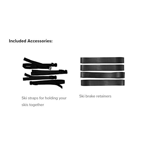 Hard High Density Polyethylene Ski Case Shuttle| Molded Handles & Rugged Low