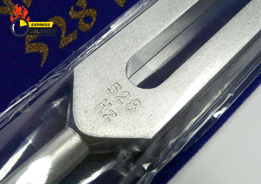 528 Hz Tuning Fork for Healing with Mallet & Pouch