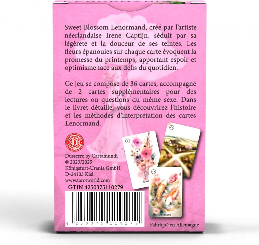 Sweet Blossom Lenormand Divination Card Deck