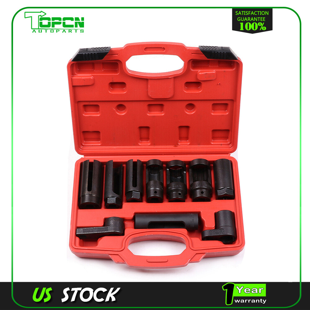 Sensor Oil Pressure Sending Unit Socket Set Oxygen Injection Tool Sets10Pcs