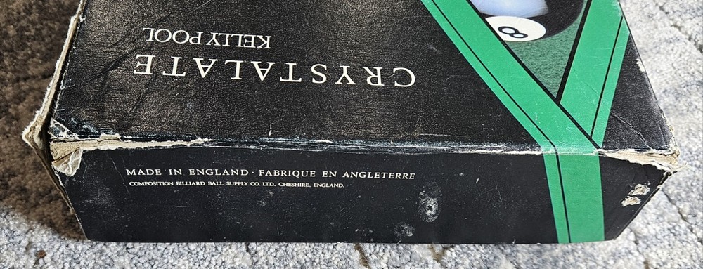 Vintage Billards Pool Ball Set