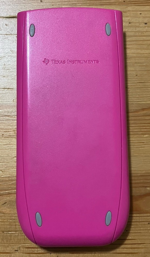 Texas Instruments TI84 Plus C Silver Edition Graphing Calculator Pink Pre-Owned