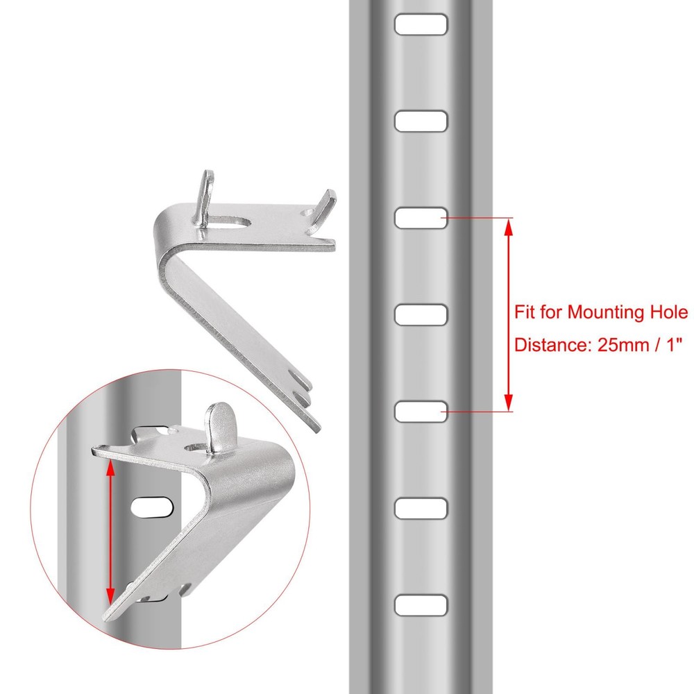 Freezer shelf clip, shelf support bracket 1.5mm thick 16pcs