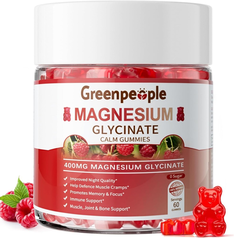 Magnesium Glycinate Gummies 400mg - Sr Magnesium