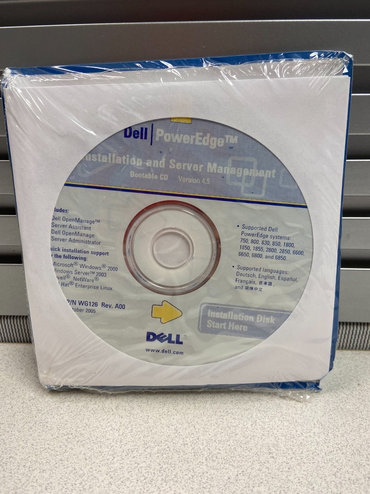 Dell PowerEdge Installation and Server Management Bootable CD Version 4.5 (2005)