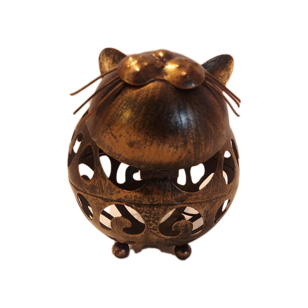 Cat Lantern Luminary Tea Lamp Artwork
