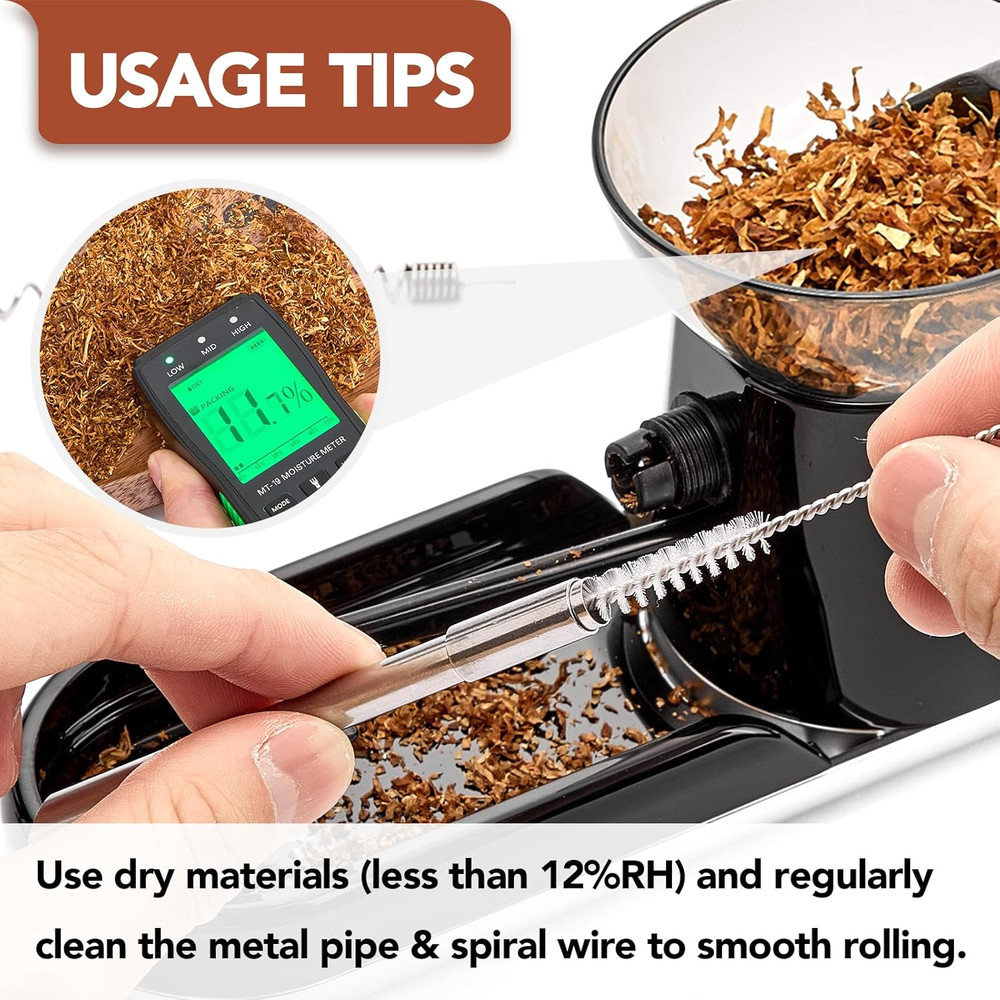 Cigarette Rolling Machine Electric Pre Roll Machine Automatic Preroll Cone Maker