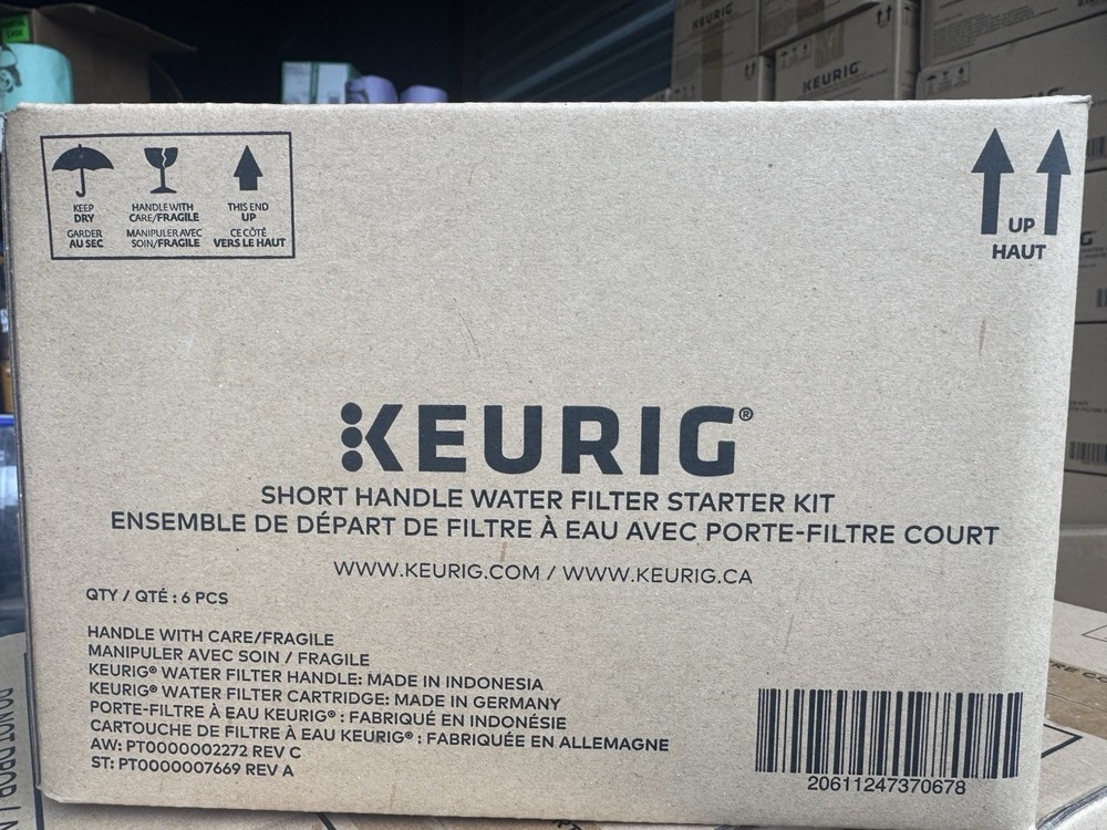 Keurig Short Handle Water Filter Starter Kit. 6 Pk Cheapest Anywhere
