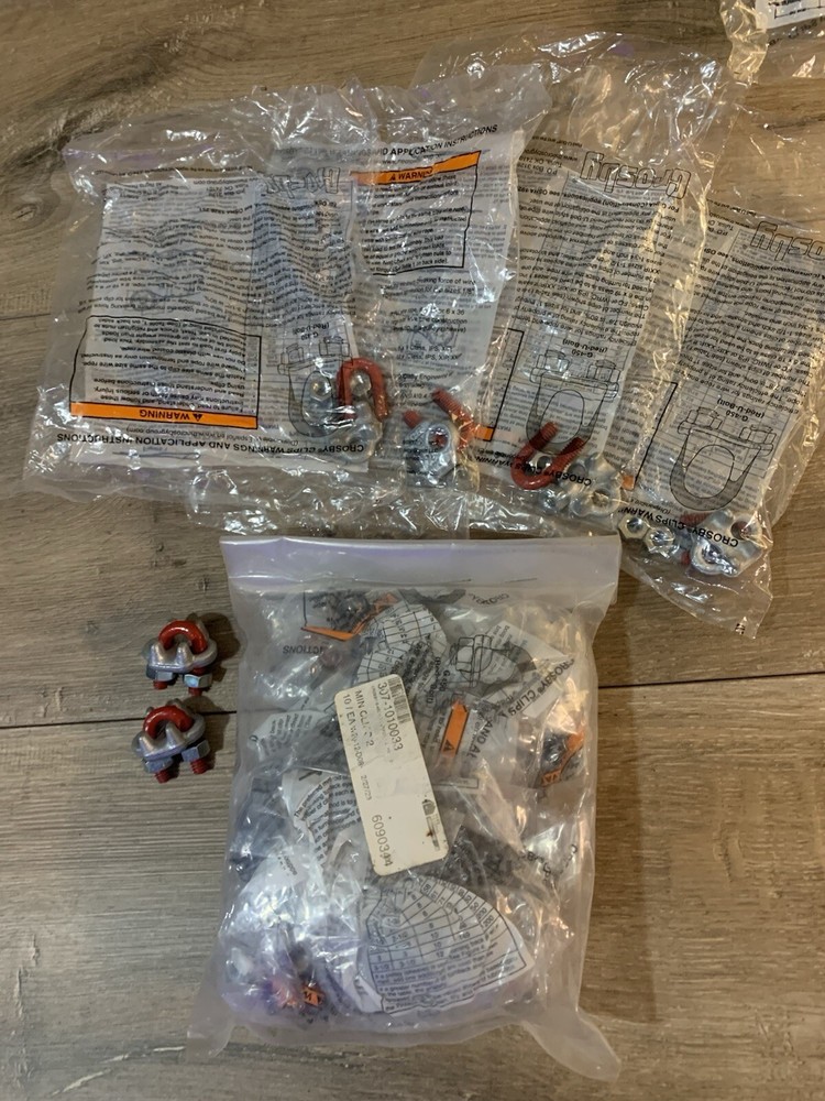 Crosby 3/16 Wire Rope Clamps