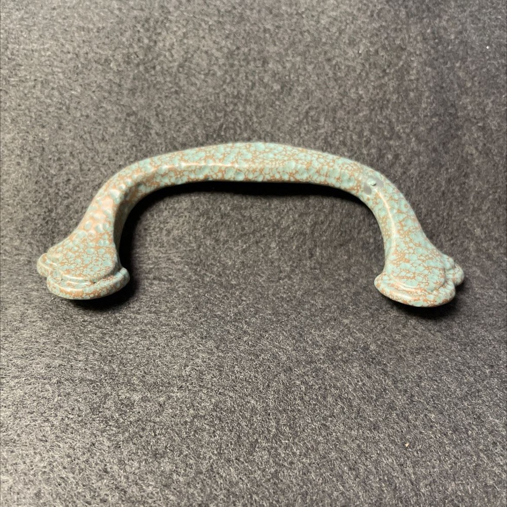 3" Rustic Bail Style Pull With Verdigris Finish