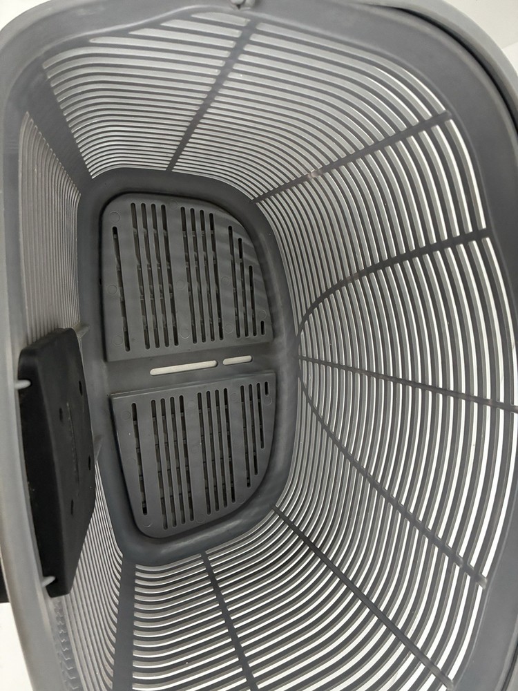 Flinger Grey Bike Basket With quick release adjustable mount system