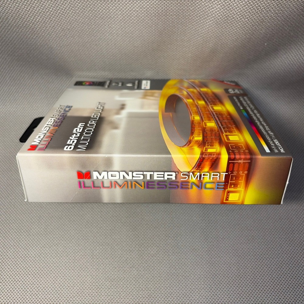 Monster 6.5ft Smart Multi Color & Multi White LED Light Strip