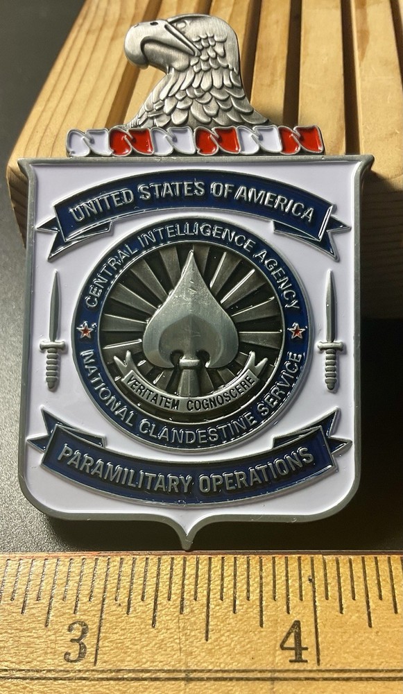 Covert HUMINT Operations CIA Special OPS Clandestine Paramilitary Challenge Coin
