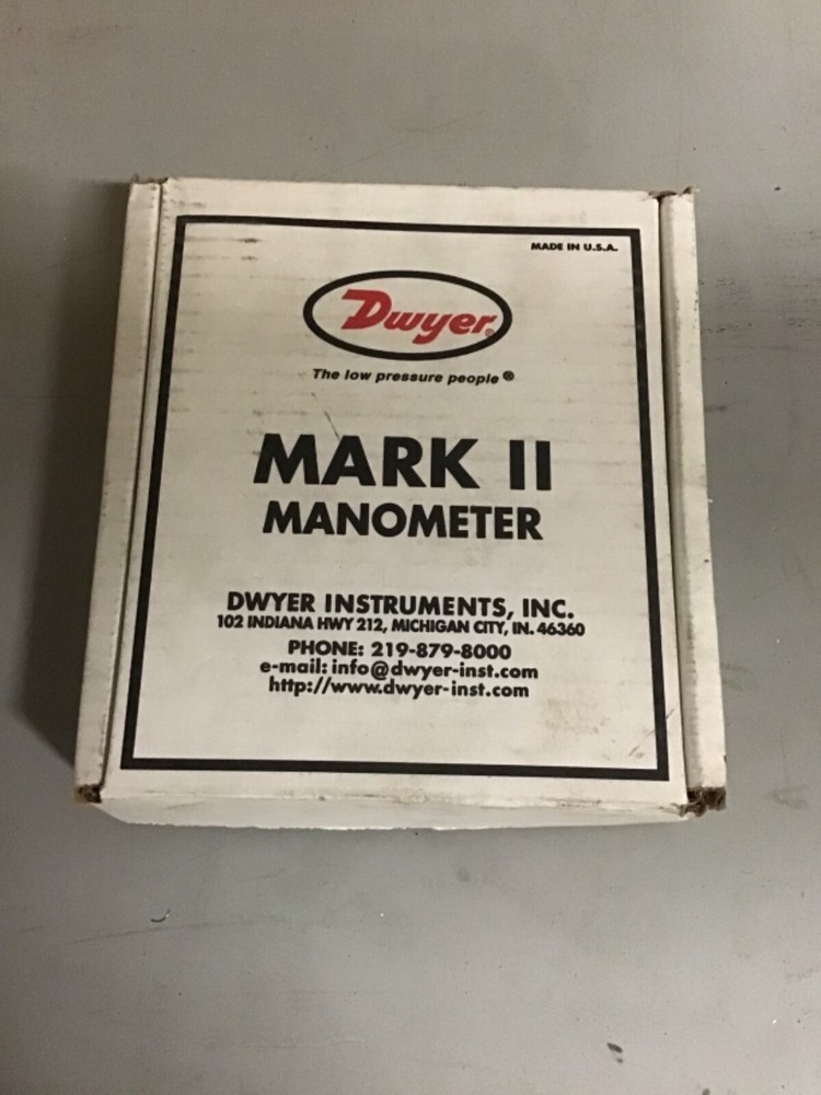 Manometer Dwyer Mark II Model 25