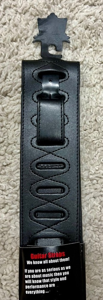 Rebel Strap Co. ROCK IT Adjustable 2.5" Duralon Guitar Strap w/ Working Lighter!