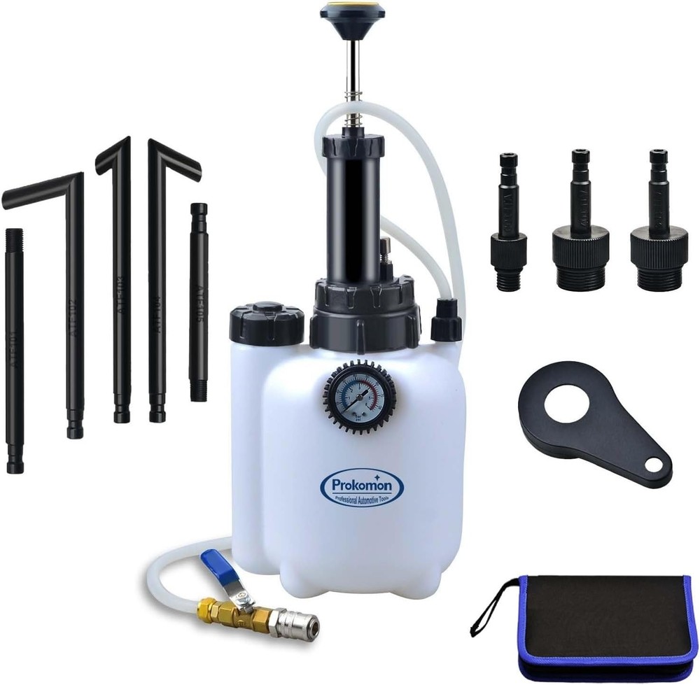 Easy Fill Transmission Fluid Pump with 8 Adapters