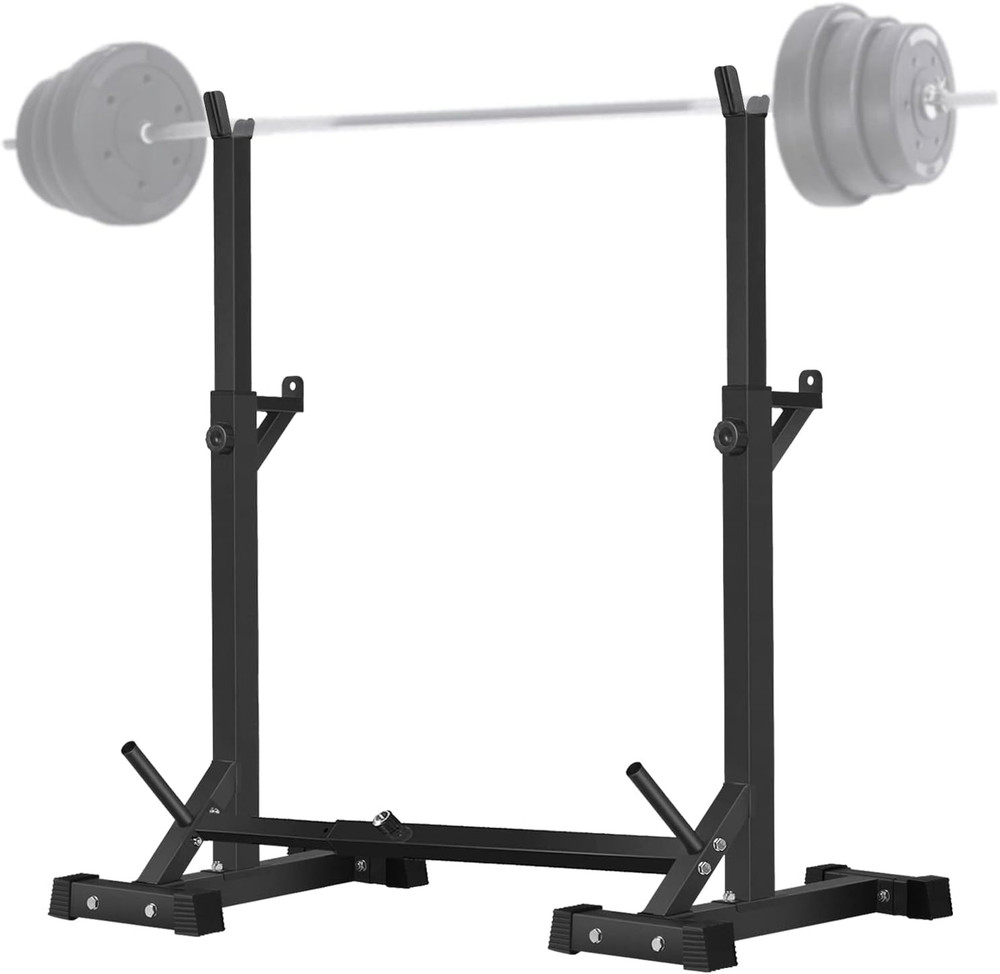 Adjustable Squat Rack Stand Multi-Function Barbell Rack Weight Lifting Gym Dumbb