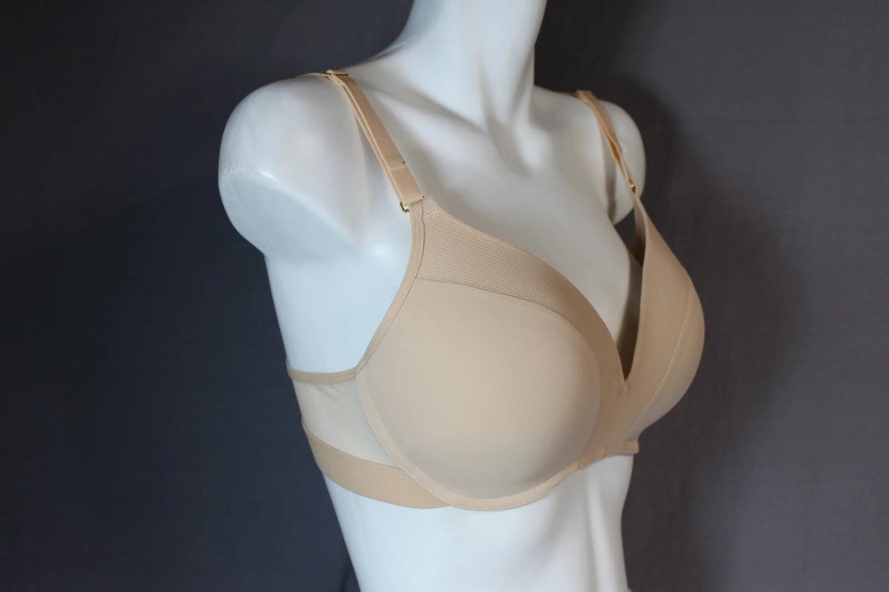 LIVELY Wireless Lined J-hook on back Plunge Bra size 34C