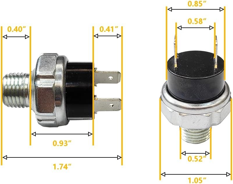 Air Horn Pressure Switch 165 200 PSI