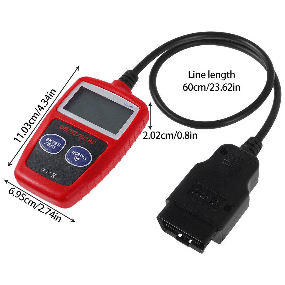 Diagnostic Code Reader Adapter OBD2 Scanner Check Engine Fault for ATV POLARIS.