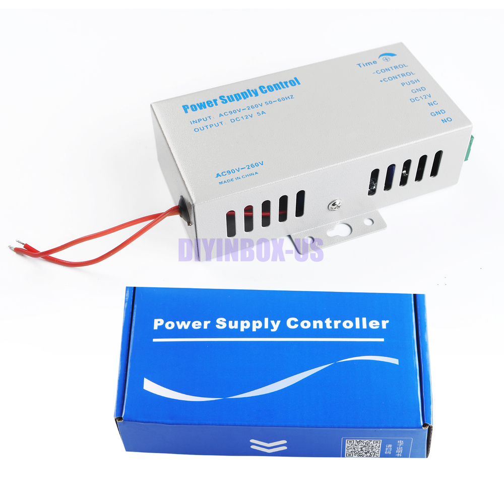 Door Access Power Supply for Entry Exit Control System Electric Lock 60W 12V 5A