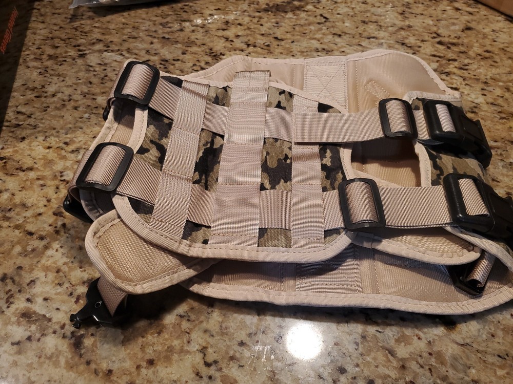 Tactical Dog Harness Camo Large