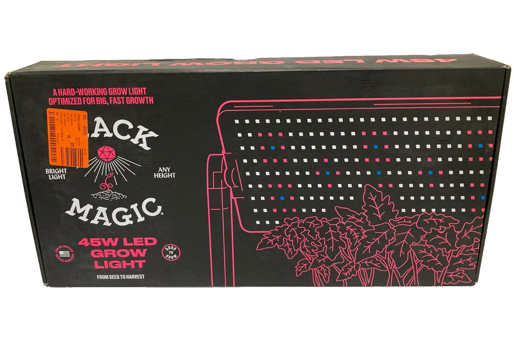 Black Magic Performance Hydroponics 45W LED Grow Light 3 Band Light Spectrum