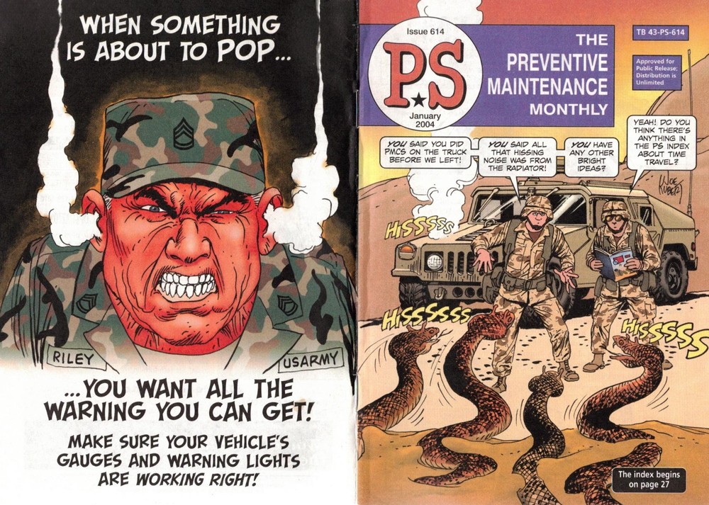 PS: PREVENTIVE MAINTENANCE MONTHLY~ 2004~ 9 Issues~ Joe Kubert Artwork~ MINT