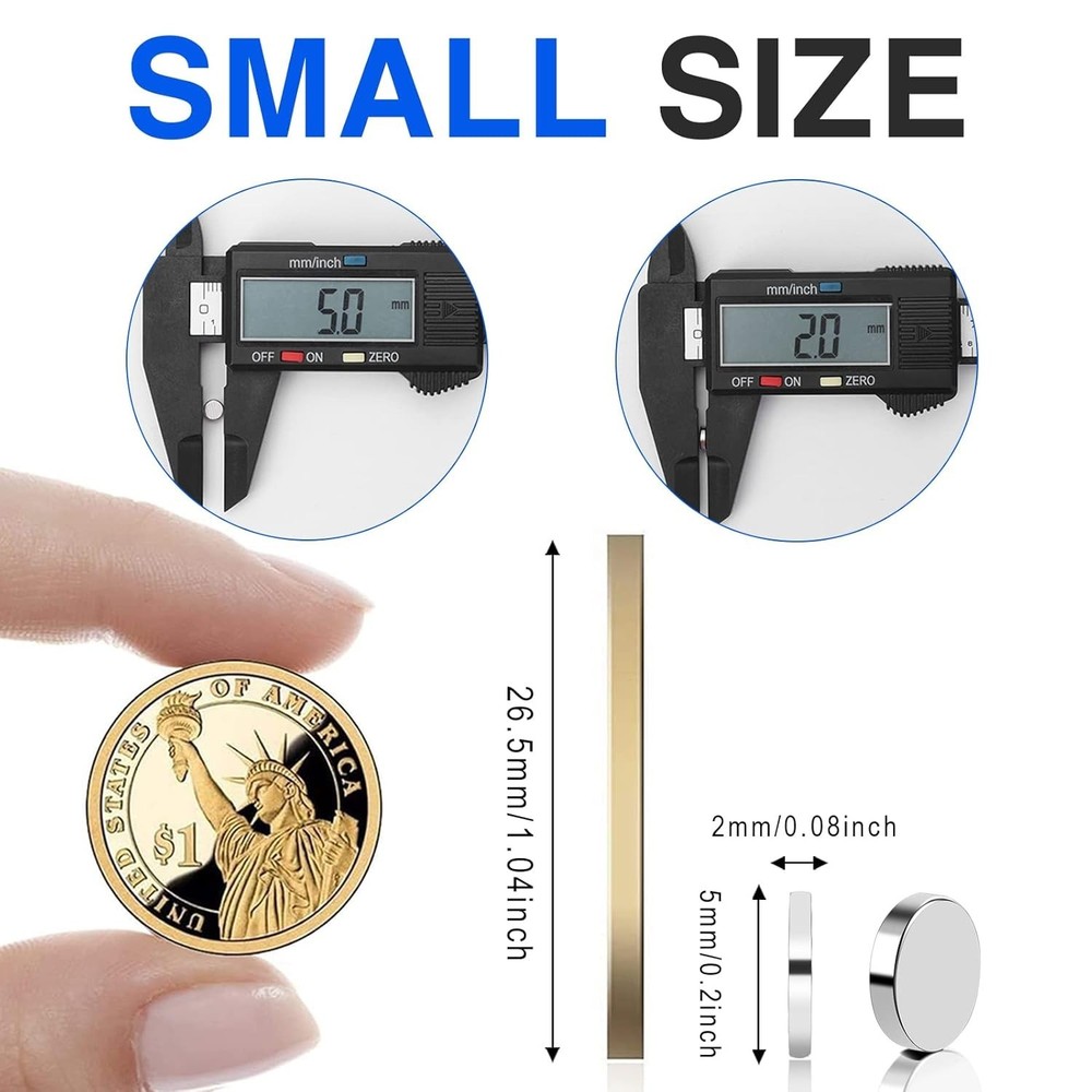 Durable 180-Pc Neodymium Magnets in Storage Case - Rust-Resistant & Compact