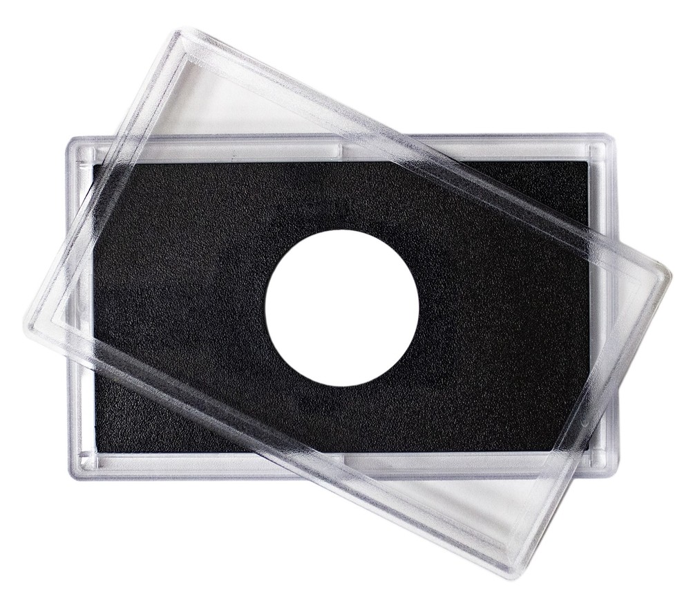 Empty Plastic Lens with Black Insert Holds 1 Large dollar