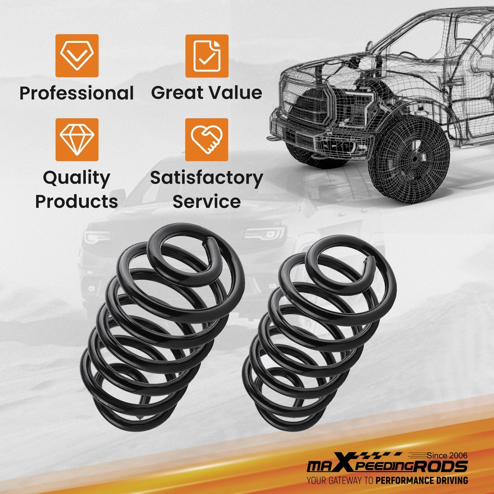Lowering Spring Set for Chevrolet Avalanche Suburban 2000-2006 4" Drop