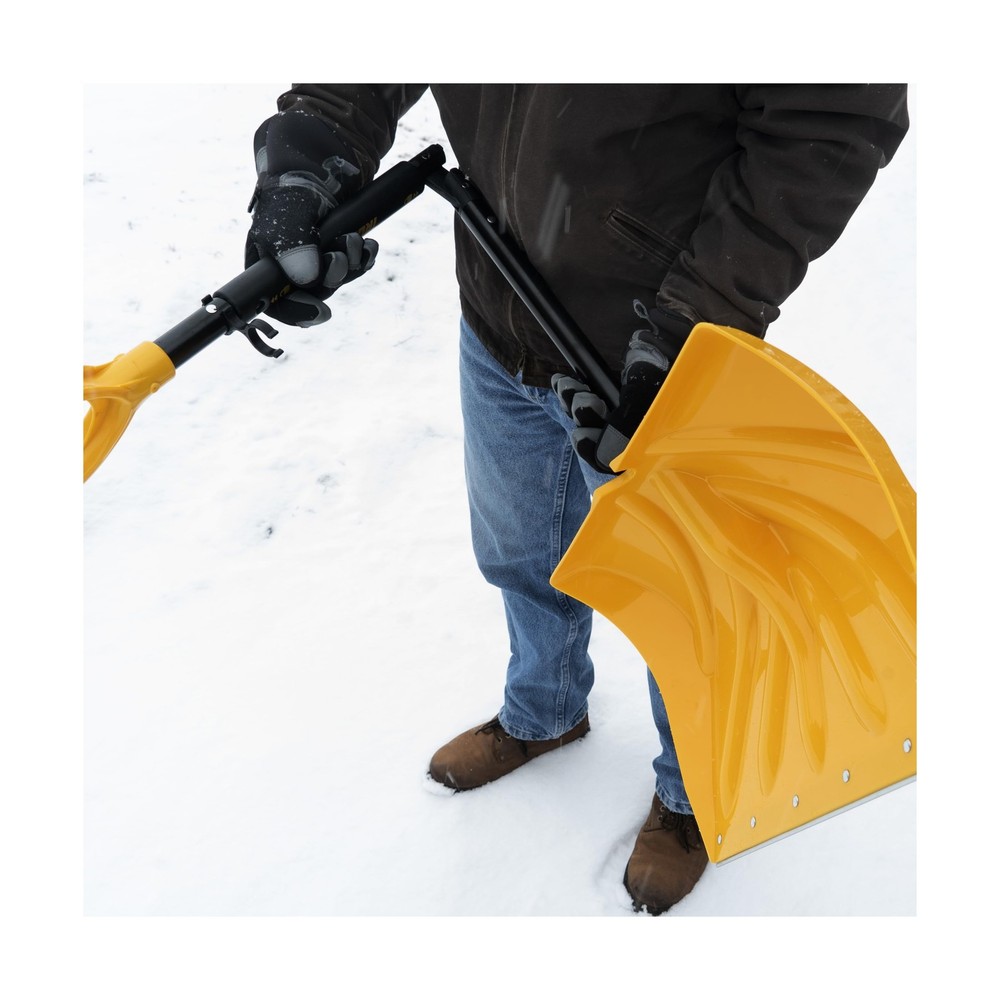 True Temper 18" Poly Folding Snow Shovel, Convenient Storage, Collapsible, Co...