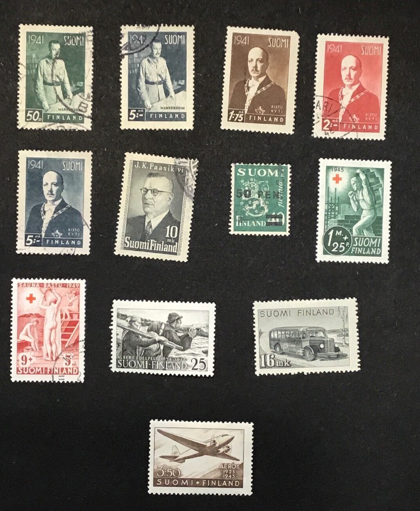 Finland F-VF MH & Used