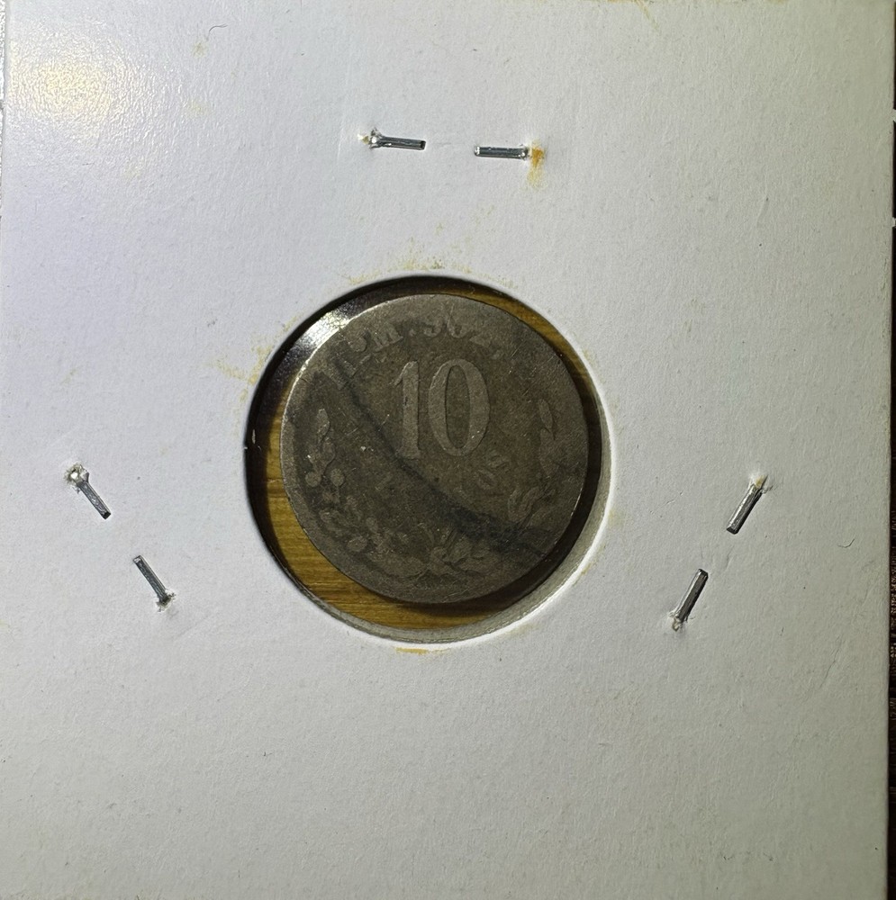 1900 MoM Mexico 10 Centavos Silver Coin