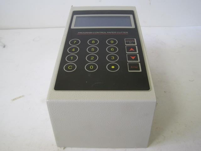PROGRAM CONTROL PAPER CUTTER CONTROLLER WITH PRECISE 520 PAPER CUTTER USED