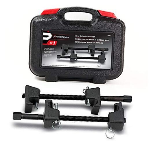 Strut Spring Compressor Kit, Remove and Install Coil Springs, Tighten 5 Piece