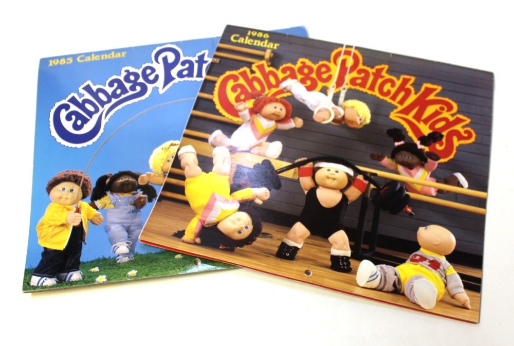 Vintage Cabbage Patch Kids 1985 and 1986 Calanders