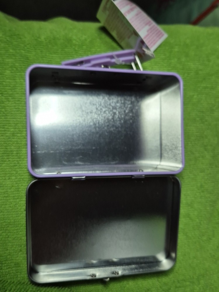Claire's Metal Butterfly Mini Lunchbox Empty Storage Container