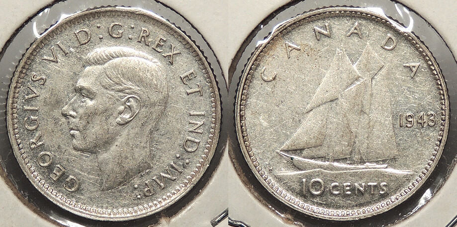 CANADA 1943 10 Cents #WC77171
