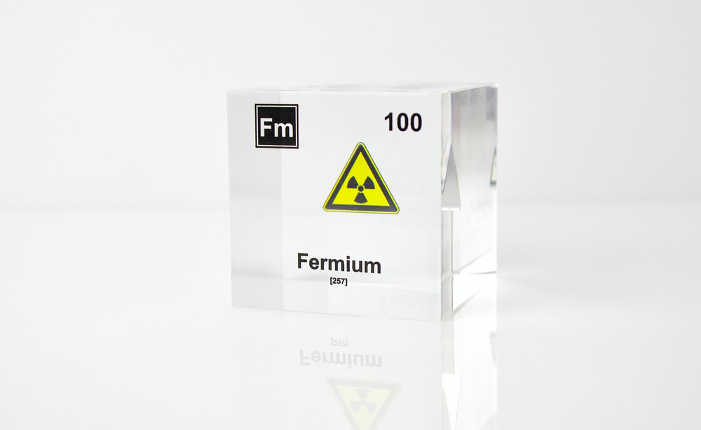 Fermium Element Cube