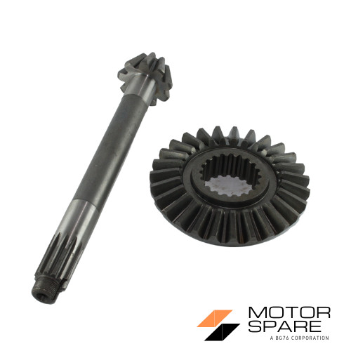 PAIR CONICAL SPROCKET CROWN TILLER IMER TEETH 9 27