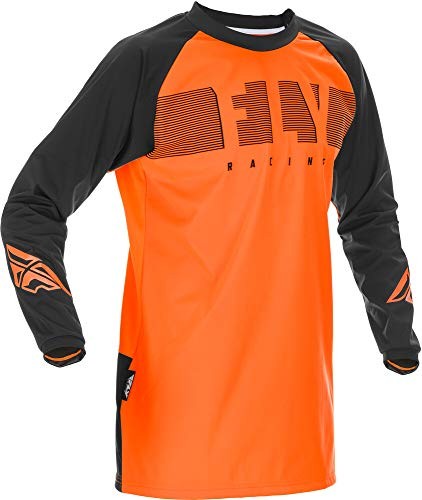Fly Racing Windproof Riding Jersey Medium Orange/Black