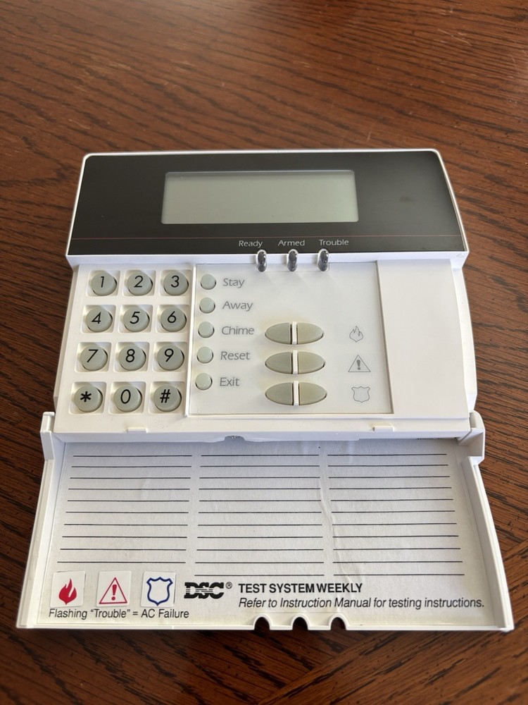 DSC LCD5501Z Fixed Message Keypad